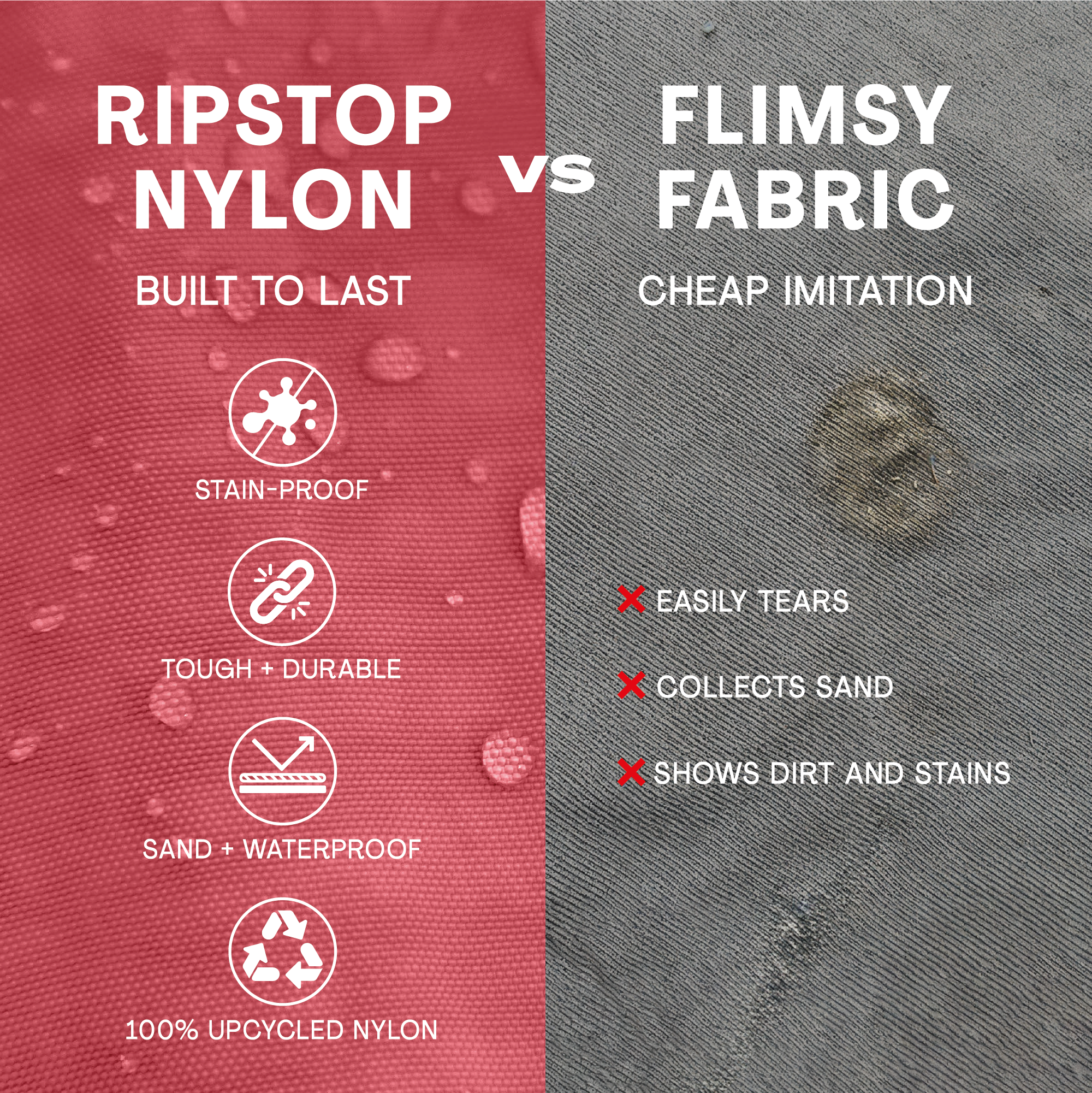 Bodysurf – Saco de praia por atacado – Bolsa de Praia Impermeável Extra Grande em Nylon Ripstop18