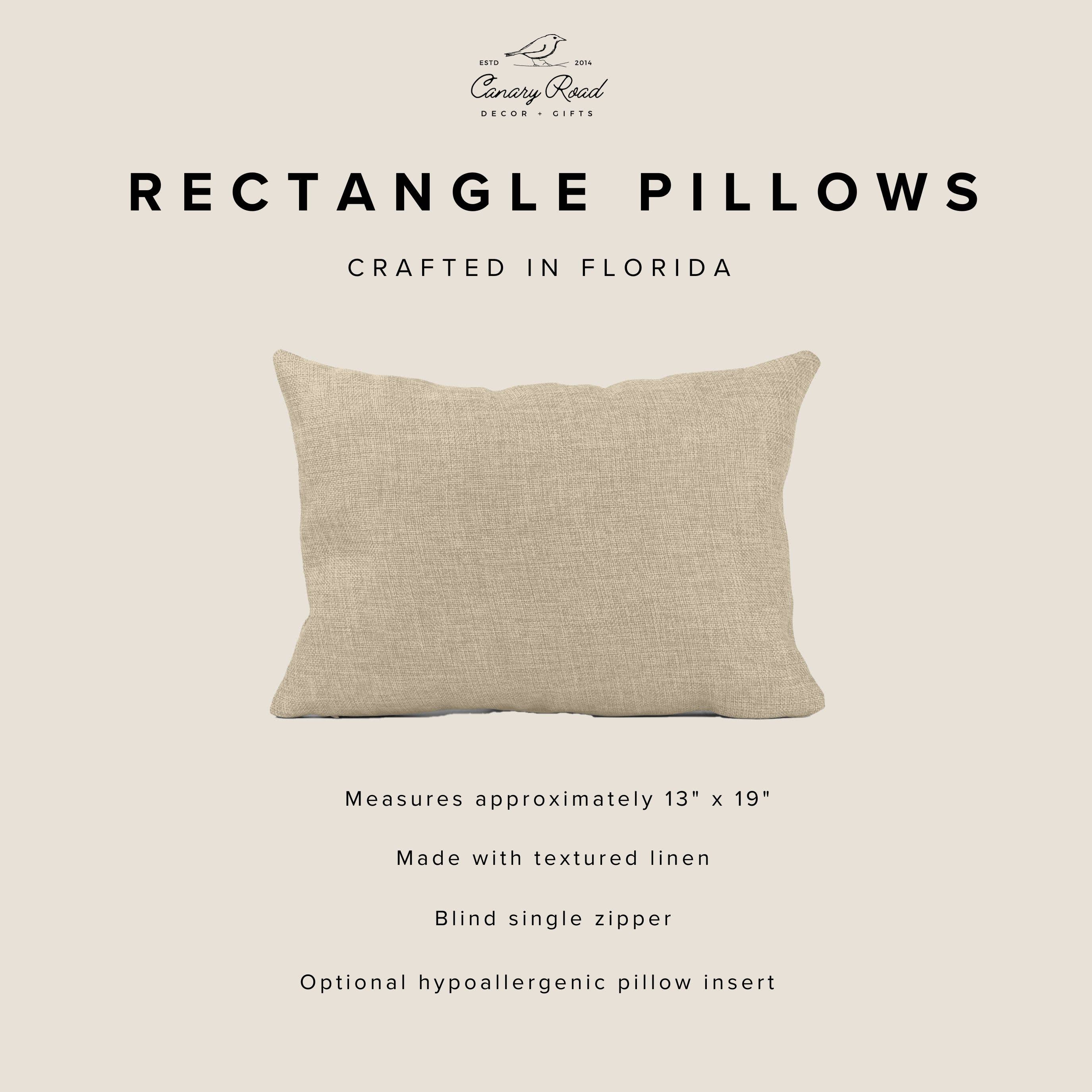 Canary Road - Vente Coussin décoratif - Coussin rectangulaire Location Life is Better personnalisable3