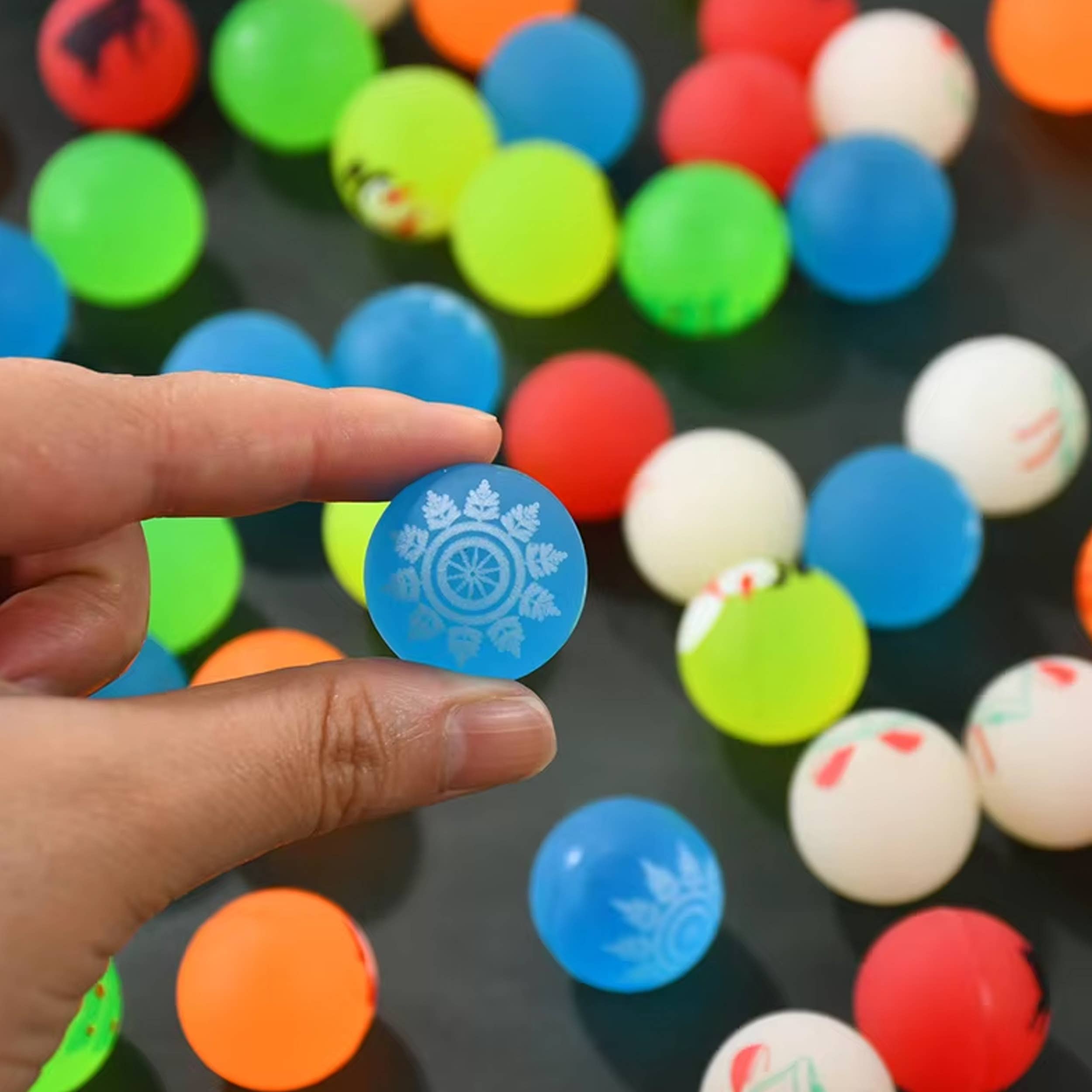 Pagdee Kids Juniors – wholesale Sports ball – Kids – Holiday Décor 10Pcs Glow In The Dark Bouncy Balls For Kids5