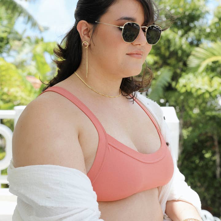 Scoop Front Svømmetop - Mamey for engroshandel hos Ray of Light Swimwear Co.