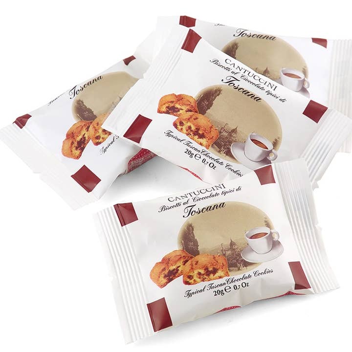 Biscottificio Belli - Vendita all'ingrosso Biscotti - 20 GRAMS - SINGLE WRAPPED
chocolate chips cantuccini
