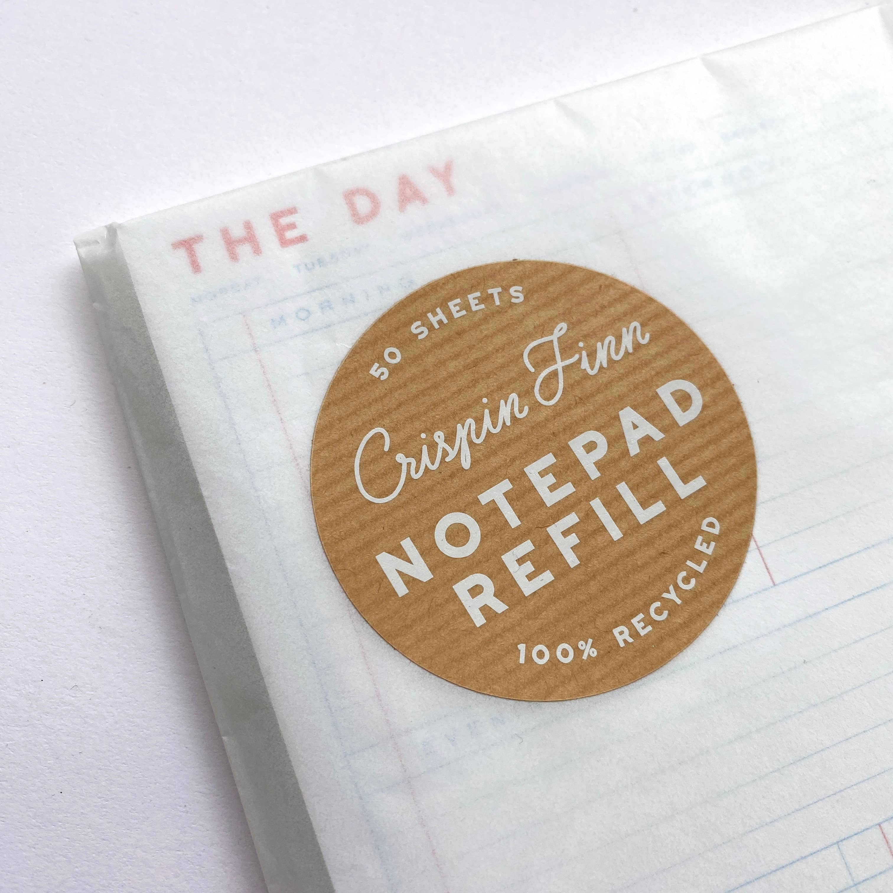 Crispin Finn – wholesale Notepad – The Meal Pad Refill1