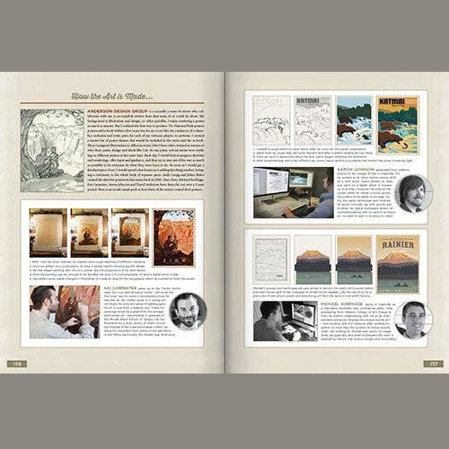 Anderson Design Group - Venta al por mayor Libro decorativo - Libro de mesa de café de tapa dura con tapa dura de 59 parques nacionales: centenario (superventas)9