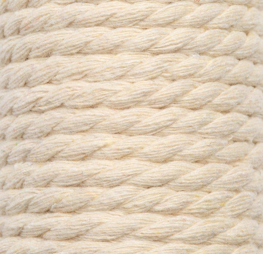 Wool Couture Company - Wholesale Craft Supplies - Macrame Cord Rope 5mm in Cream2