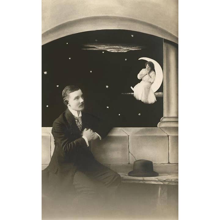 Found Image Press – Engroshandel Postkort – Postkort LS-50 Mand Blotter Bagdel til Kæreste