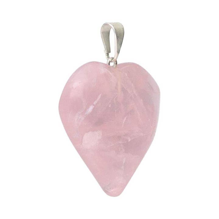 Vives de la Cortada S.L - Wholesale Individual Charm/Pendant - Rose Quartz Heart Pendant1
