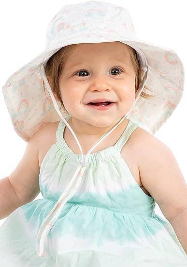 Funky Junque - Vendita all'ingrosso Cappello da pescatore - Bambini - Cappello da pescatore fantasia per bambini - Happy Rainbows