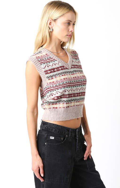 Olivaceous - Vendita all'ingrosso Maglione tricot - Donna - Maglione Marjorie3