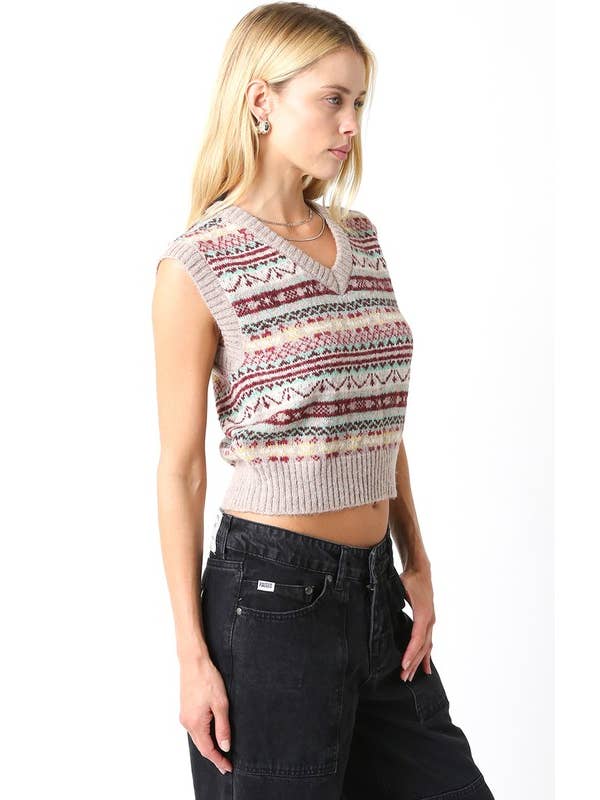 Olivaceous - Vendita all'ingrosso Maglione tricot - Donna - Maglione Marjorie3