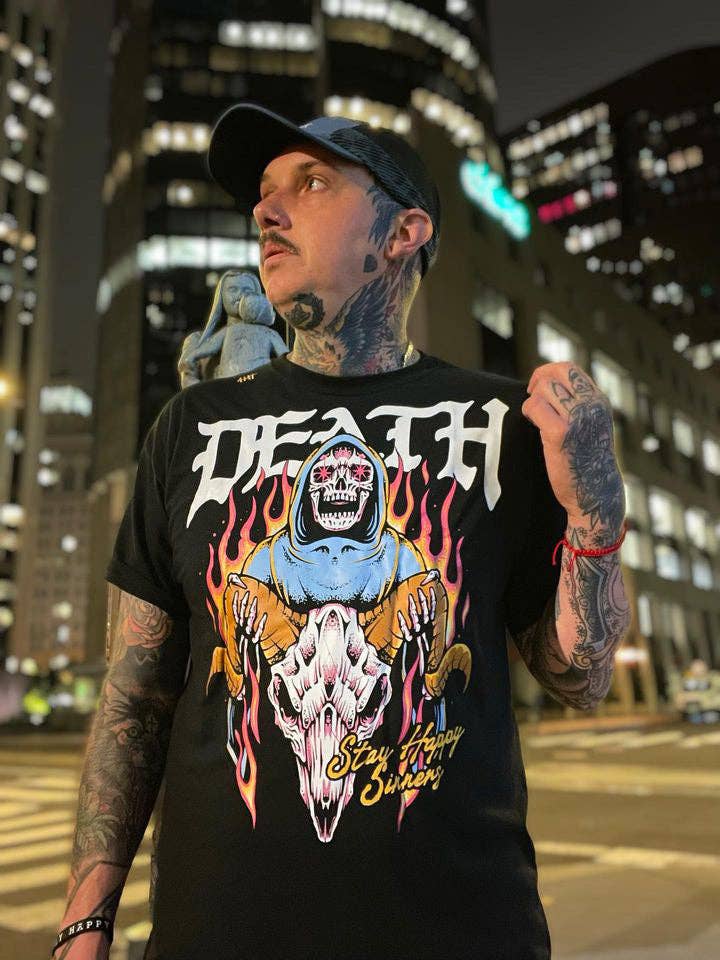 Happy H0use Apparel – wholesale Screen printed t-shirt – unisex – Death Tee