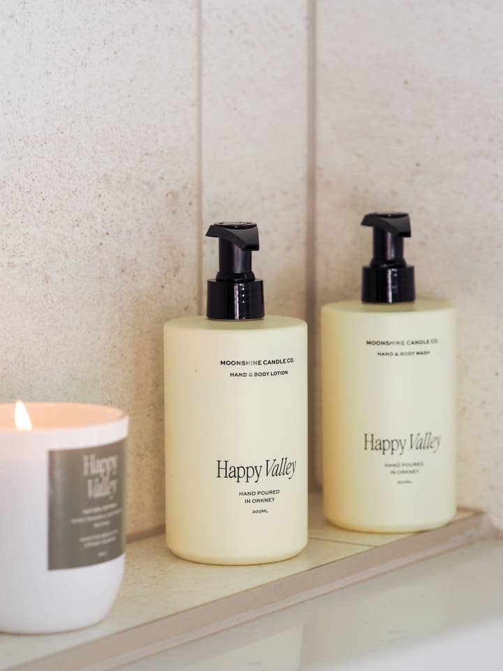'Happy Valley' Luxury Hand & Body Wash | Made in Scotland for wholesale by Moonshine Candle Co.