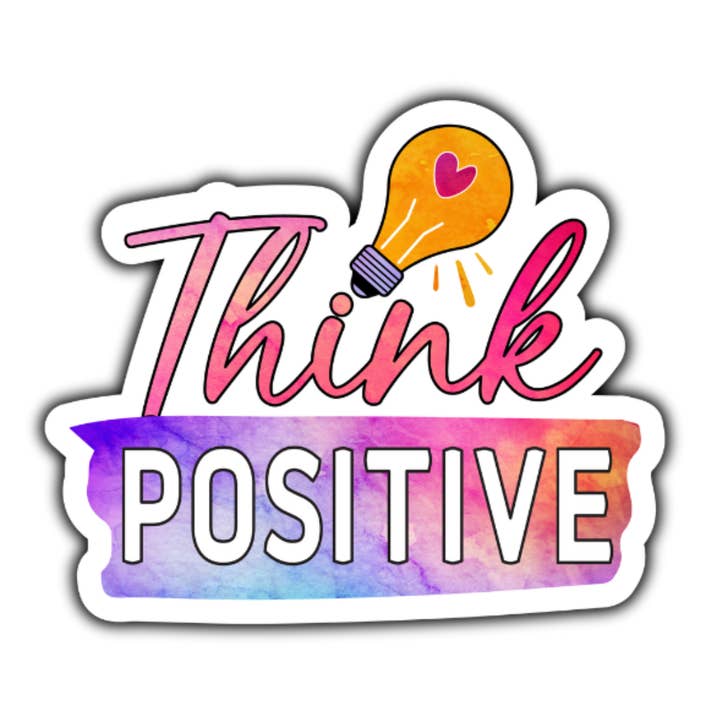 Adesivo de pensar positivo por atacado de Stick to it creations
