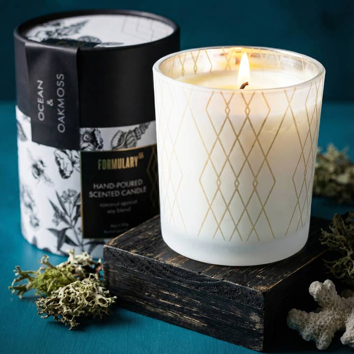 NUEVA Vela Brillante de Océano y Musgo de Roble para venta al por mayor de Formulary 55