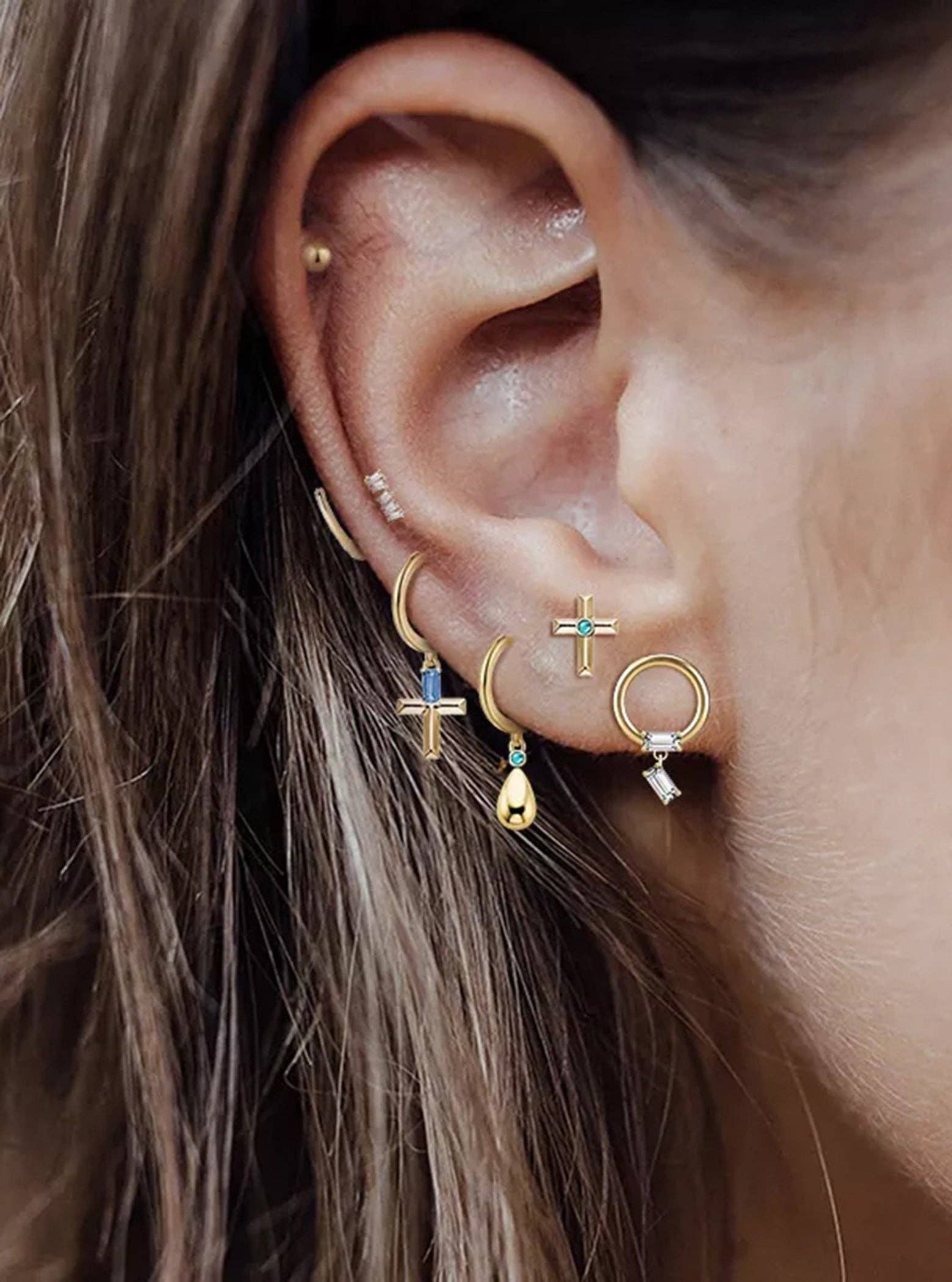 FELIX Z DESIGNS - Wholesale Dangle Earrings - 925 Silver water drop Minimalist Earrings1