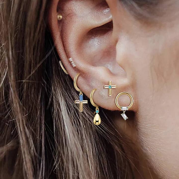 FELIX Z DESIGNS - Wholesale Dangle Earrings - 925 Silver water drop Minimalist Earrings1