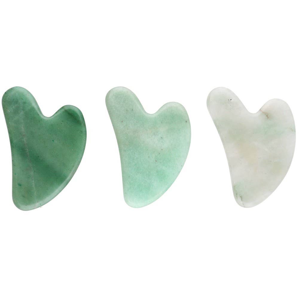 Vives de la Cortada S.L - Wholesale Gua Sha Tool - Green Quartz Gua Sha Massager -1-2