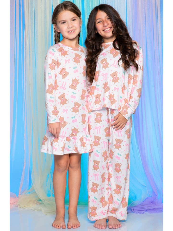 PixieLane - Vendita all'ingrosso Set loungewear - bambini - Pantaloni Easy Tee & Karate a manica lunga Simply Soft4