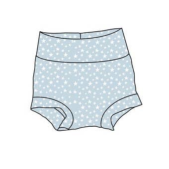 Pantalones cortos Blue Star Bummies, Star Bummy para venta al por mayor de Remi Rae’s LLC