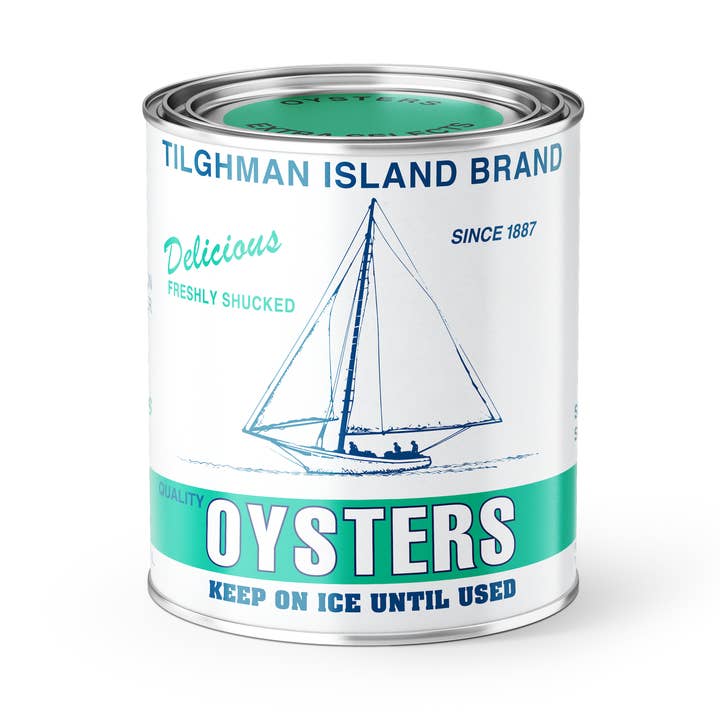 Bougie style huître Vintage Tilghmans pour la vente par Annapolis Candle