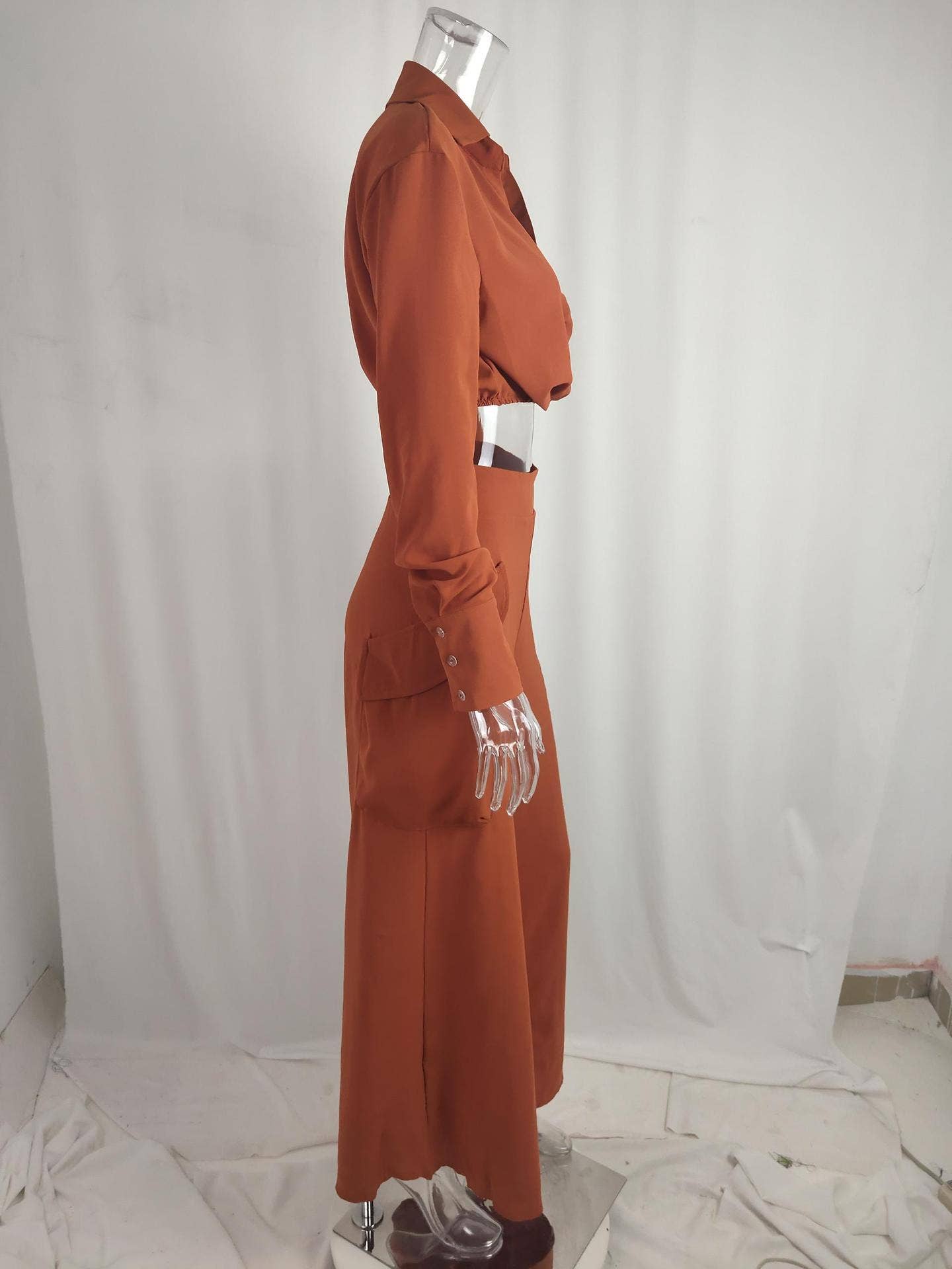 Lily Clothing - Wholesale Top & Pant Set (NOT Loungewear) - Women's - SOLID COLOR TEMPERAMENT COMMUTER FASHION SET19