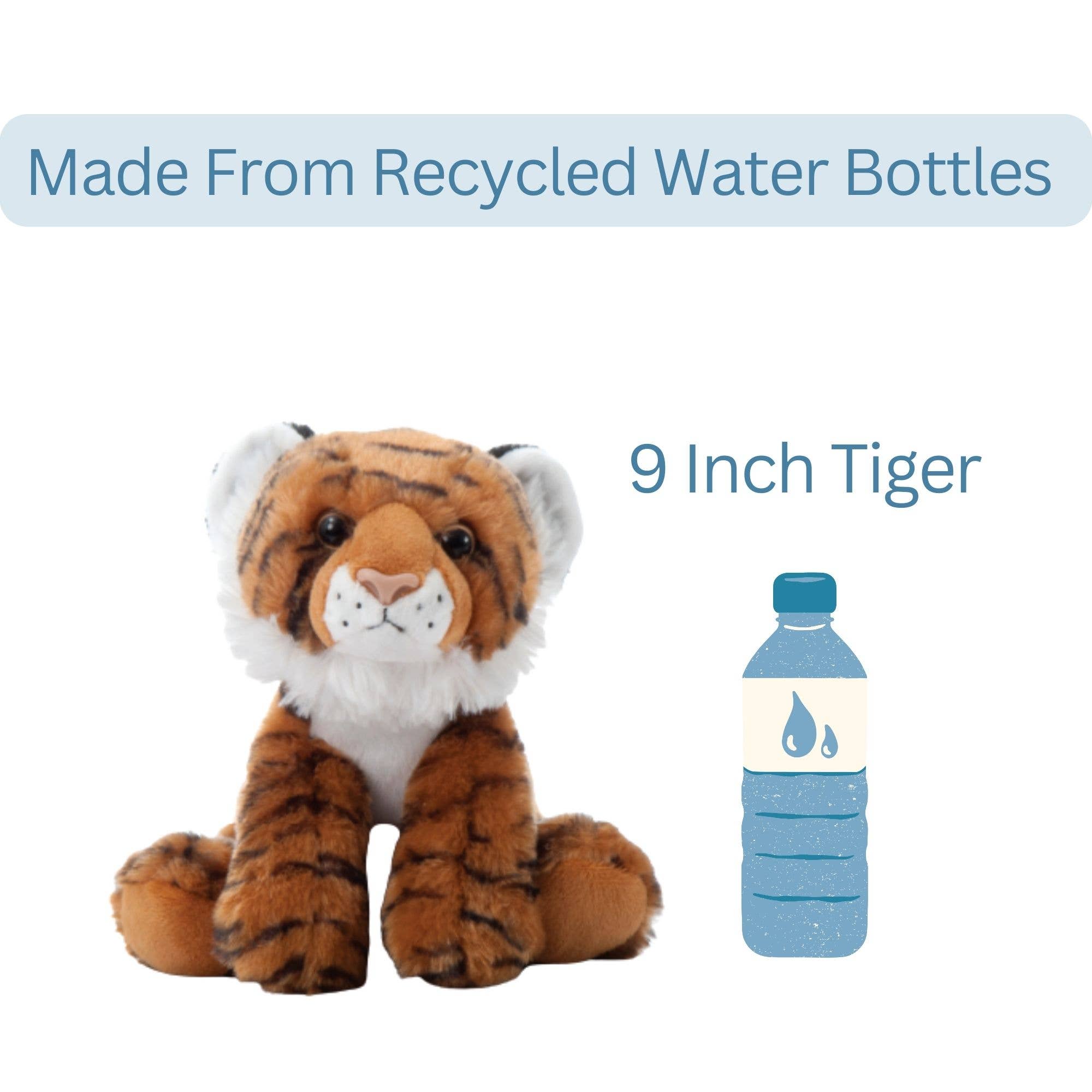 The Petting Zoo - Wholesale Stuffed/Plush Toy - Kids & Baby - 8" (20cm) Wild Onez Tiger Wild Life3
