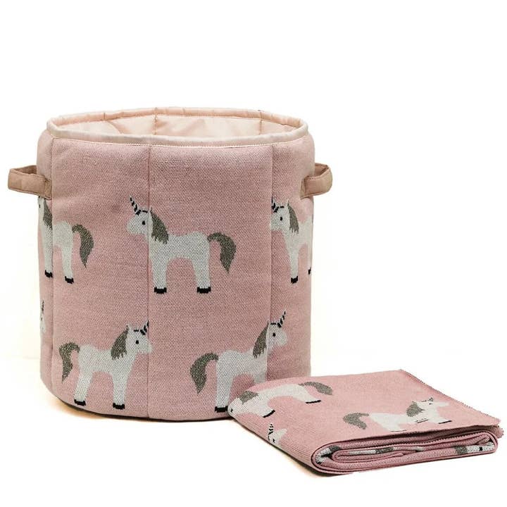 Rangement en forme de licorne rose fait main pour la vente par Kudrati LLC