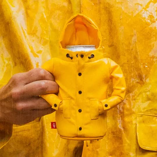 Insulated Can & Bottle Cooler - The Raincoat - Creamsicle for wholesale by Puffin Drinkwear