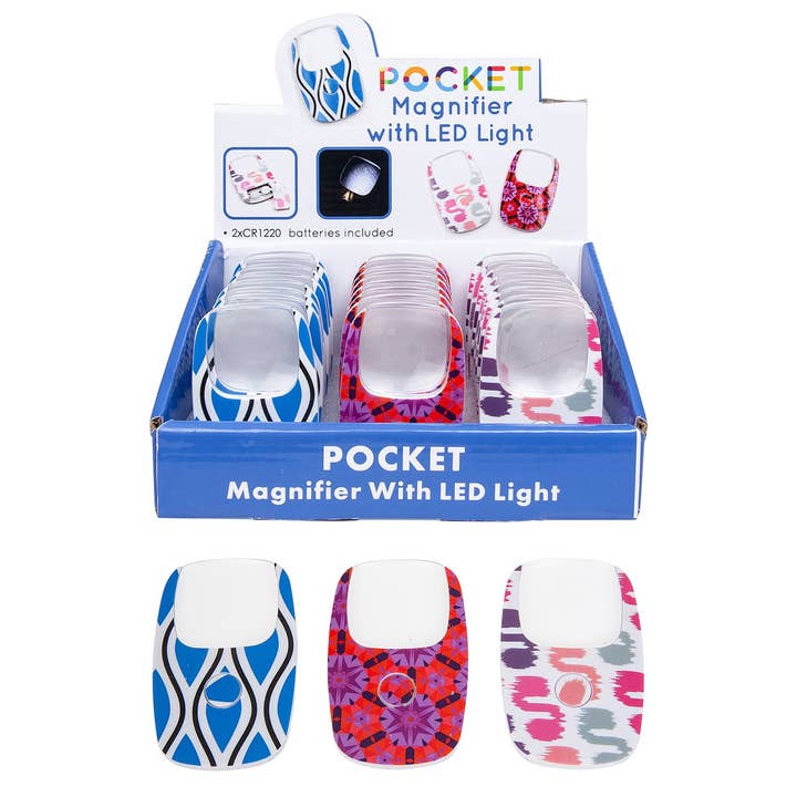 LED Pocket Magnifier in CDU for wholesale by Joe Davies