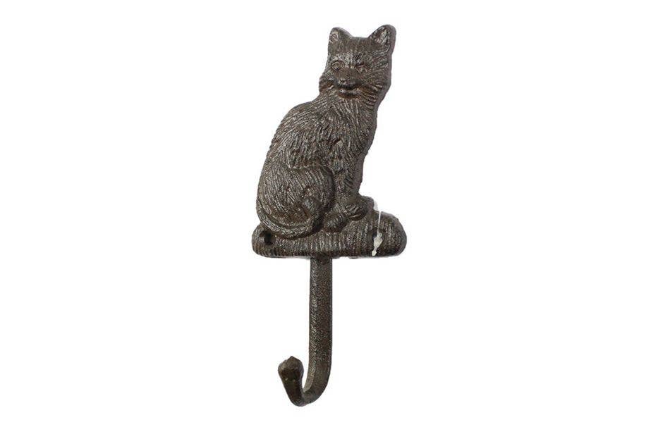 Hampton Ironworks - Wholesale Wall Hook - Cast Iron Cat Hook 7"1