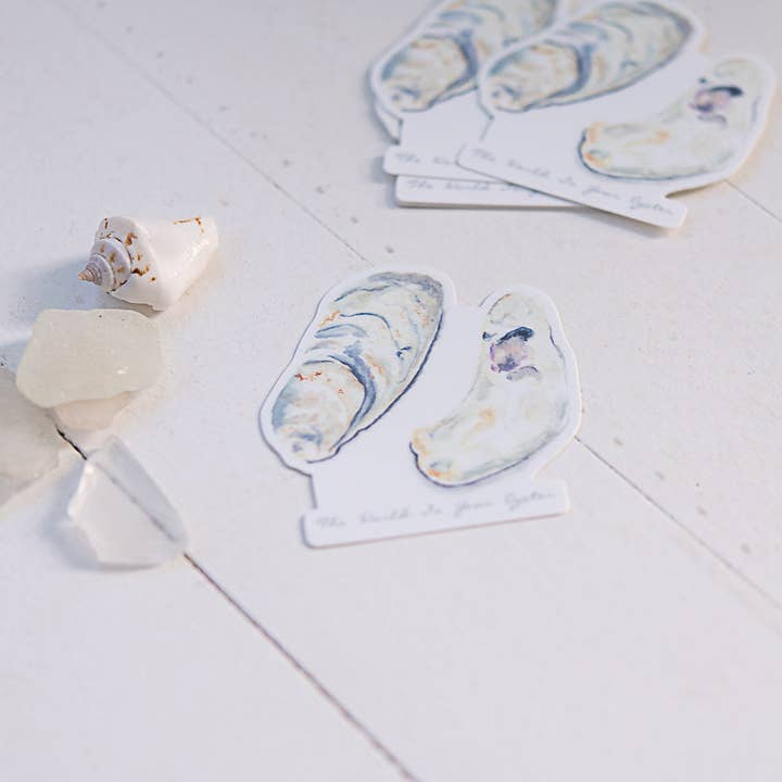 Finding Silver Pennies - Wholesale Sticker - Oyster Sticker