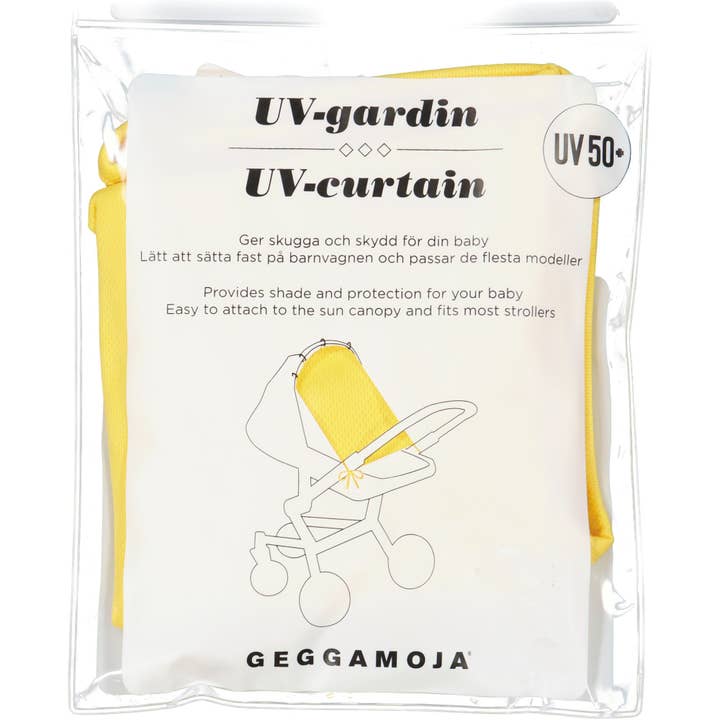 UV-gordijn UV 50+ geel voor wholesale door Geggamoja
