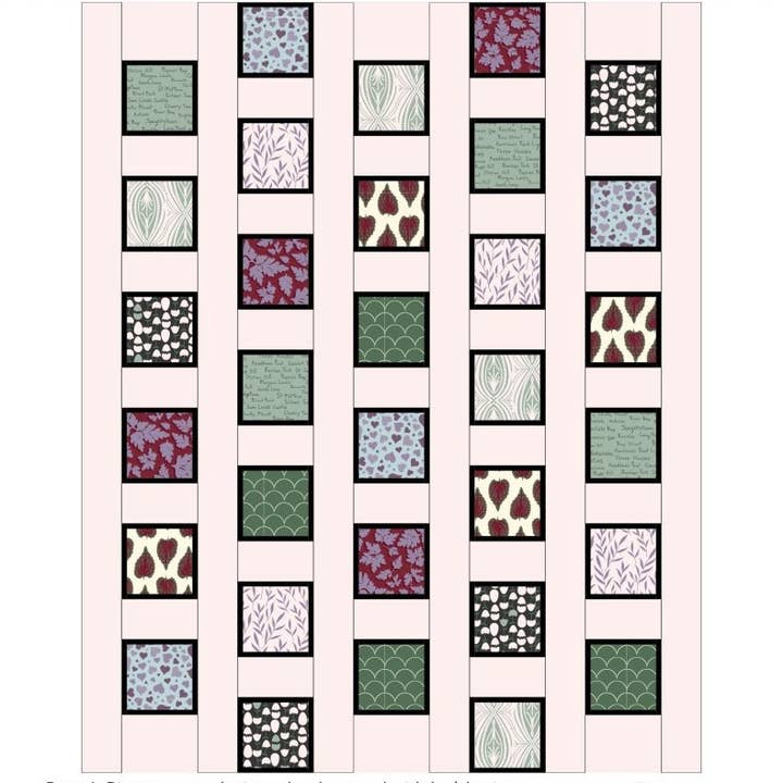 Meaford Pattern Press - Wholesale Craft Sewing Kit - Peter's Pictures Quilt Pattern - printed