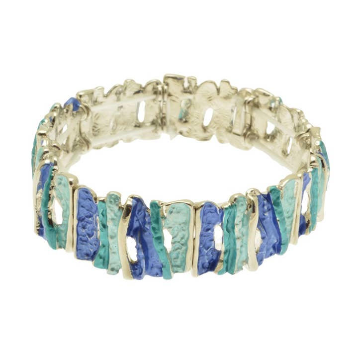 Blue Shard Bracelet for wholesale by Miss Milly Limited