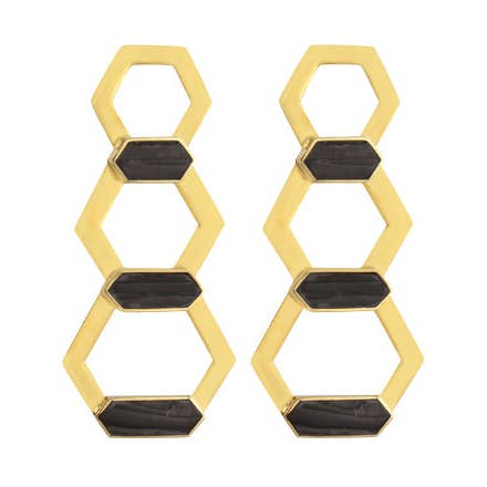 Olivia Gold Earrings for wholesale by Indira Jewelry