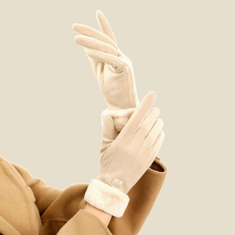 VividLux – Engroshandel Handsker - Dame – Vinterplys Hold Varmen Handsker7