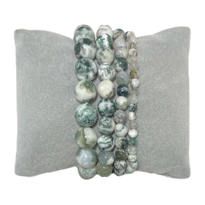 Foliesbijoux - Wholesale Beaded Bracelet - Tree A Agate Bracelet