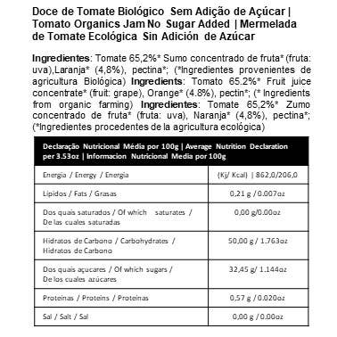 Casa da Prisca - Wholesale Jam/Jelly - 100% Organic Raspberry-Tomato-Peach Candy - No Addition4