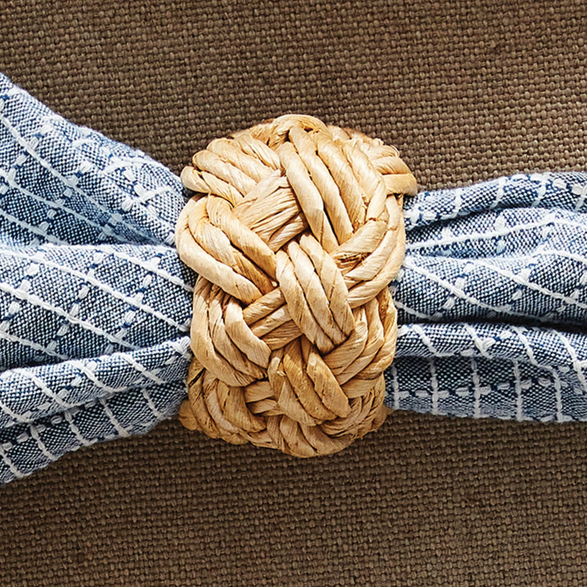 Napa Home & Garden - Wholesale Napkin Ring - Abaca French Braided Napkin Ring1