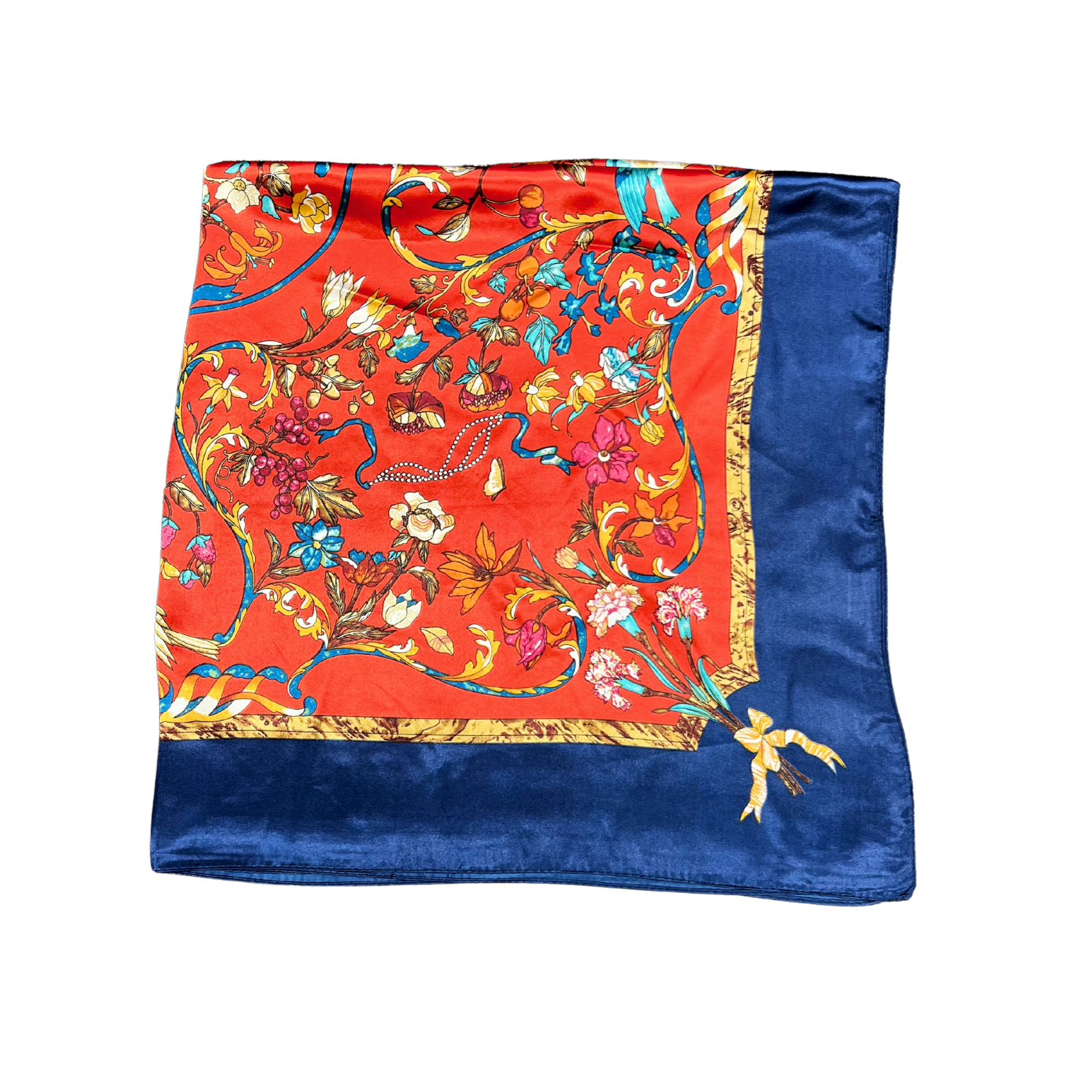 Lili Scarves (US Duty Free) - Wholesale Scarf - Women's - Bird Pattern Silk Touch Square Scarf10