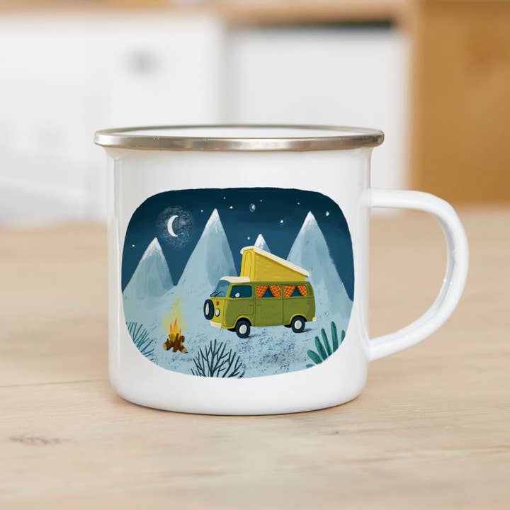 Illu-ster - Vente Tasse à café - Mug en émail | Vie en van