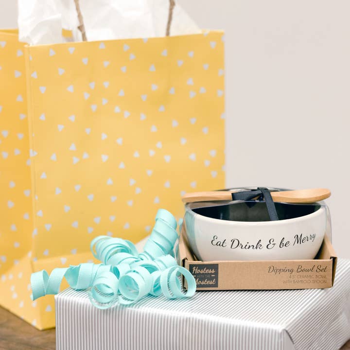 Pavilion - Wholesale Serving bowl - Eat & Drink - 4.5" Ceramic Bowl with Bamboo Spoon3