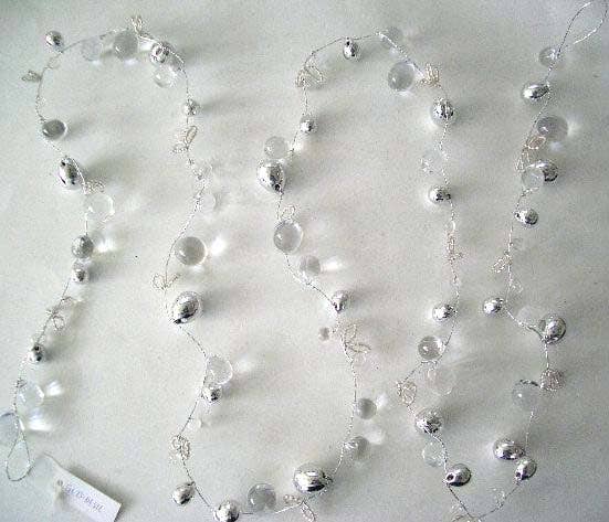 Decor N Beyond - Wholesale Bunting/Garland - 6' Acrylic Beaded Smooth Bead Garland2