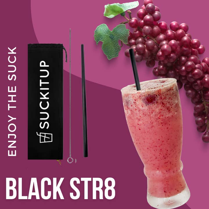 Suck It Up Straws - Wholesale Drinking straw - Single Straw and Brush set- Choose your Colour7