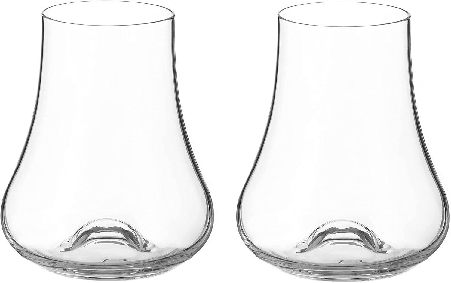 DIAMANTE - Wholesale Wine Glass - Diamante Rum And Whisky Taster Glasses Pair - ‘auris’ Colle2