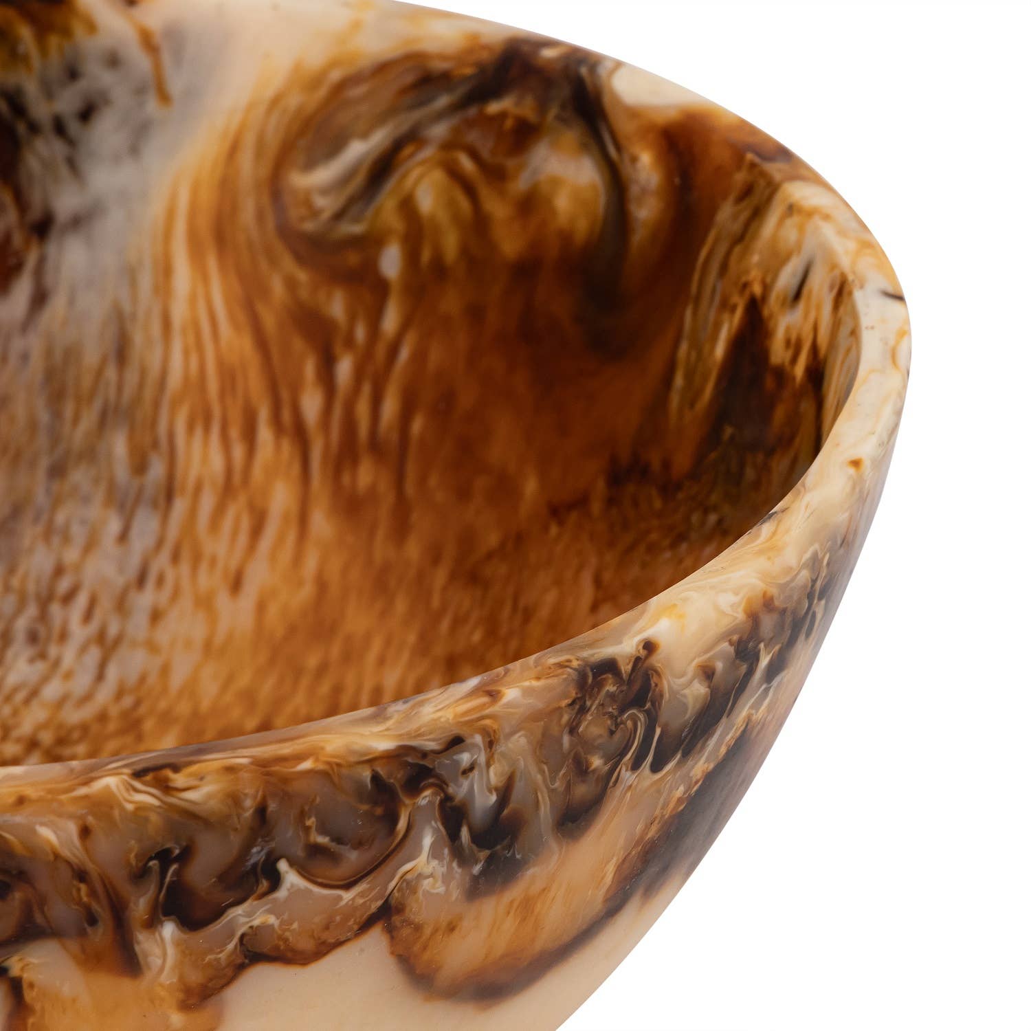 Tortoiseshell Salad Bowl Dia 11.61" for wholesale on Faire3