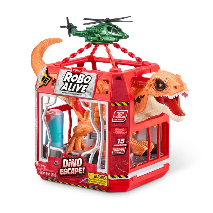 The Zoofy Group , LLC - Wholesale Toy Set - Kids - ZURU-ROBO ALIVE - DINO ESCAPE --DINO PLAYSET-SER 1
