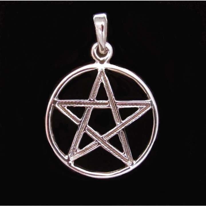 Pendente Pentáculo em Prata de 1ª Lei por atacado de Zeppo Merchandisers Inc