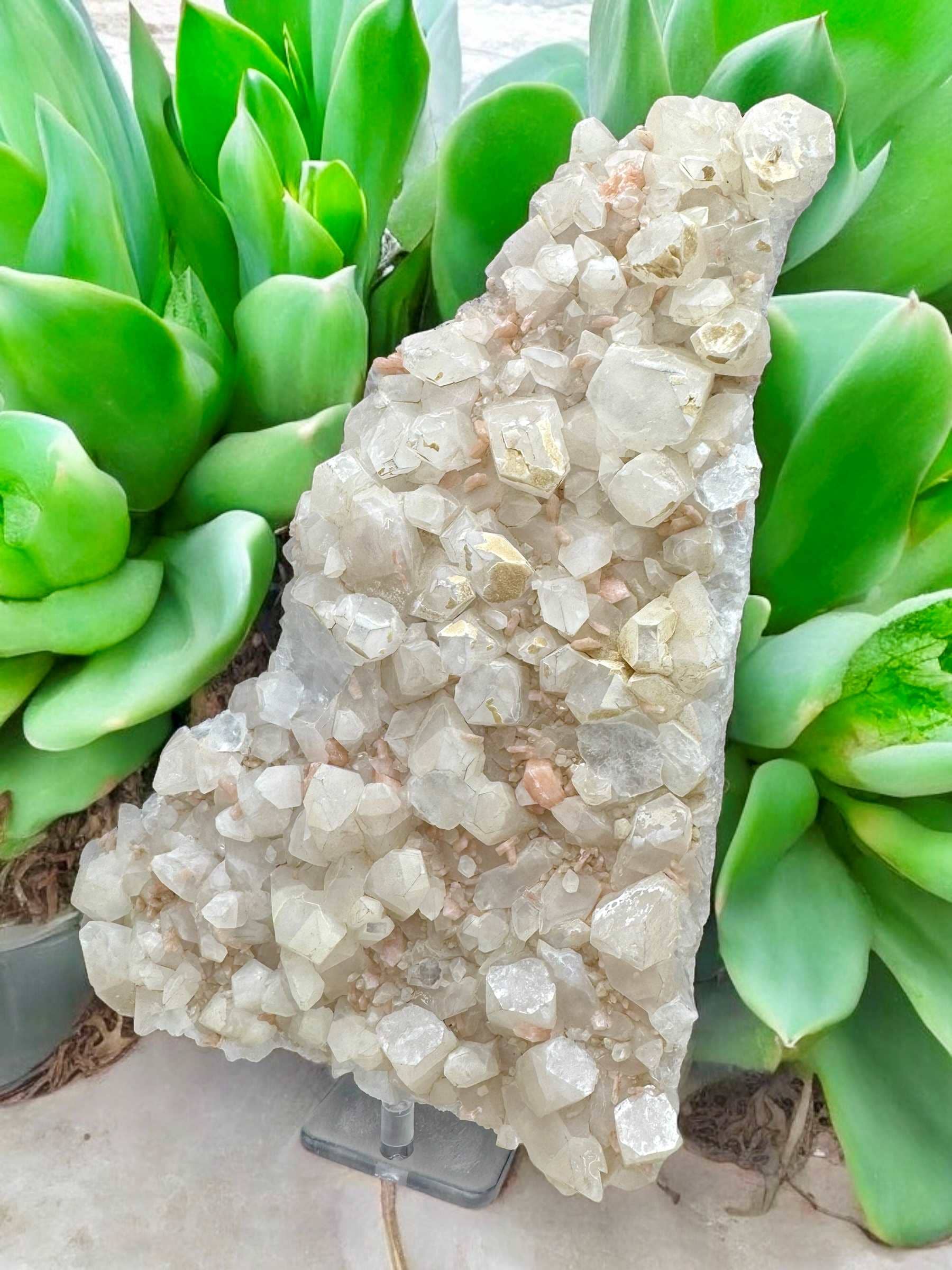 Raj Minerals Inc - Wholesale Spiritual Stone/Crystal - Unique Apophyllite with Stilbite Clusters1