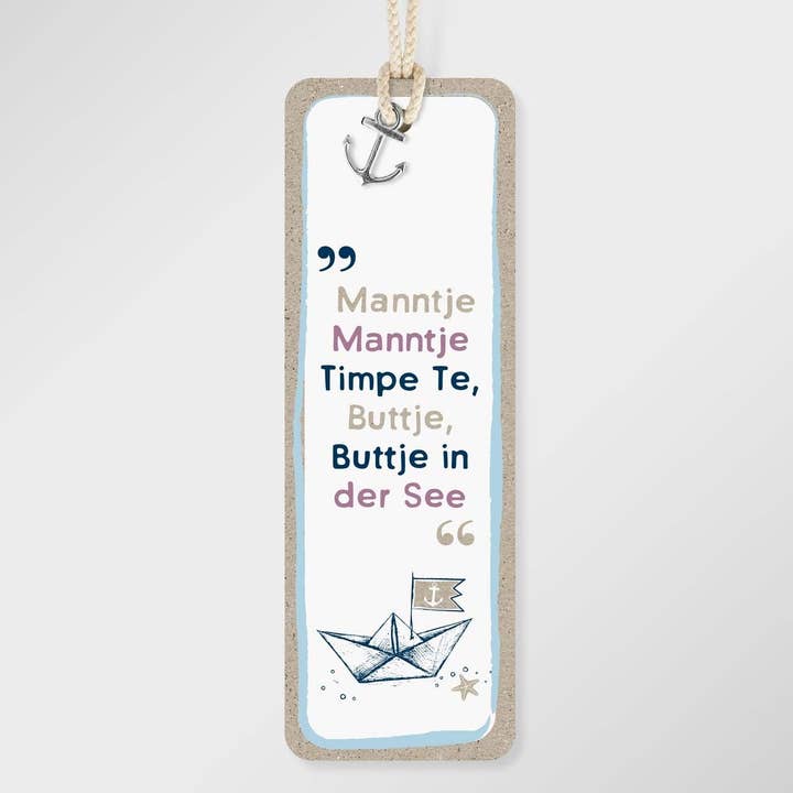 Maritime Bookmark - Manntje Manntje for wholesale by chili type