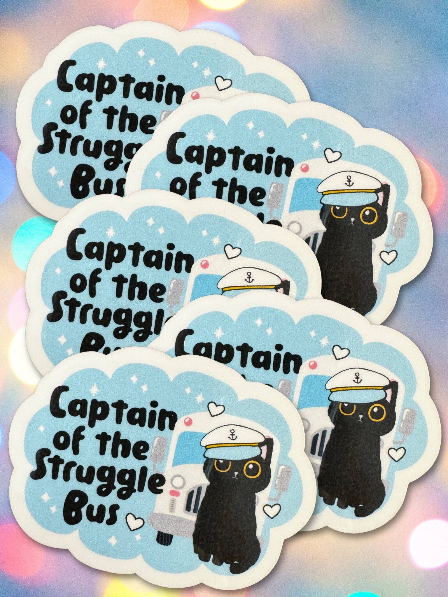 Sprinkles Studios - Wholesale Sticker - Captain Of The Struggle Bus Vinyl Sticker1